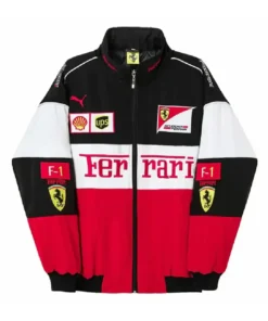 Ferrari F1 Bomber Jacket Vintage front