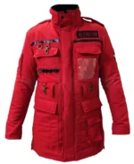 Ghostbusters Frozen Empire Paul Rudd Red Jacket front