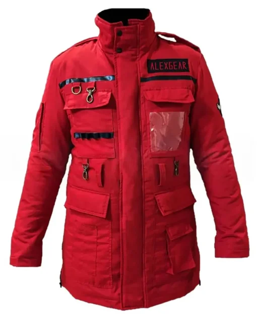 Ghostbusters Frozen Empire Paul Rudd Red Jacket front