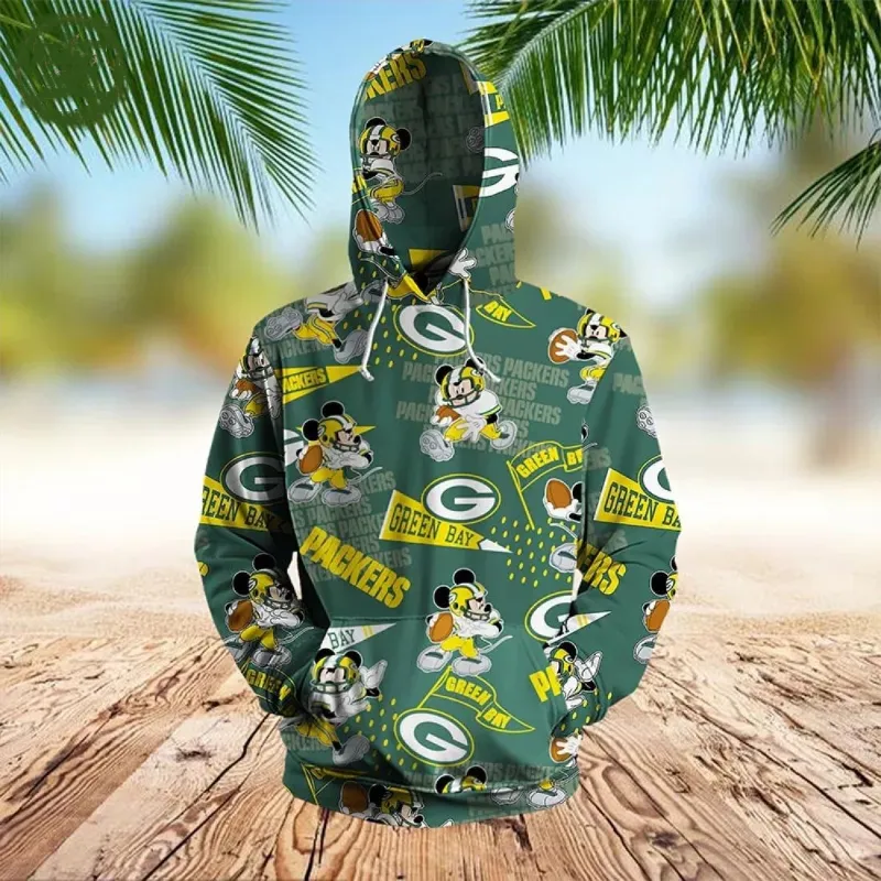 Green-Bay-Packers-3D-Green-Hoodie