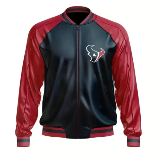 Houston-Texans-Faux-Leather-Varsity-Zip-Jacket