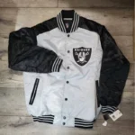 Jim-C-Las-Vegas-Raiders-Black-and-White-Satin-Varsity-Jacket