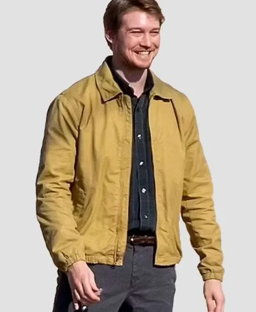 Joe Alwyn Kinds of Kindness 2024 Beige Jacket front