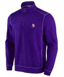 Kelly Minnesota Vikings Pullover Purple Jacket front