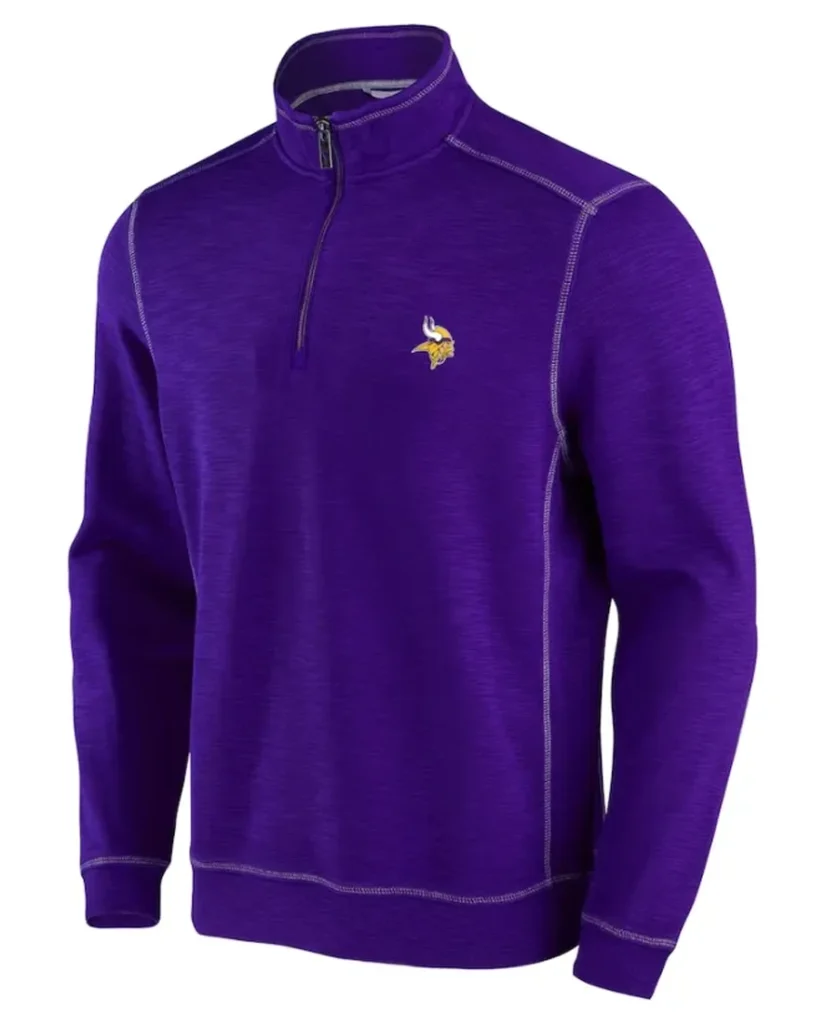 Kelly Minnesota Vikings Pullover Purple Jacket front