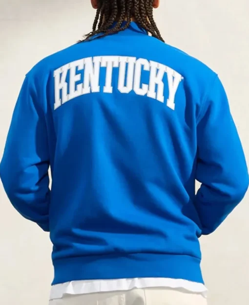 Kentucky Wildcats Blue Varsity Fleece Jacket back