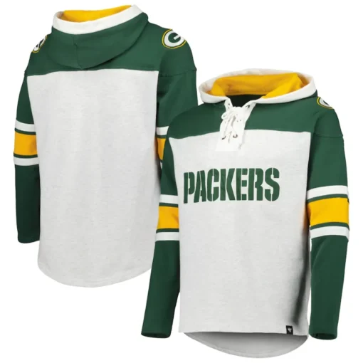 Lace-Up-Green-Bay-Packers-Pullover-Hoodie