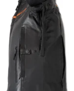 Men's Capitol Triple Vent System 2.0 Leather Jacket - Harley Black & Harley Orange side