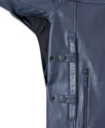 Men's Capitol Triple Vent System 2.0 Leather Jacket - Ombre Blue side zoom