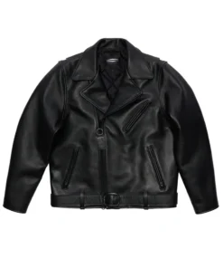 Men's Leather Classic Moto Jacket front