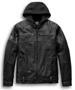 Men's Swingarm 3-in-1 Leather Jacket front