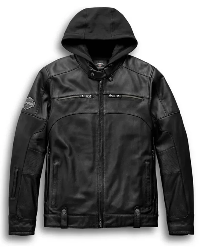 Men's Swingarm 3-in-1 Leather Jacket front