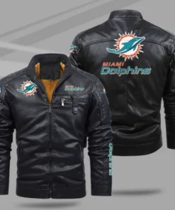 Miami-Dolphins-Leather-Jacket