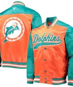 Miami-Dolphins-Satin-Orange-Jacket