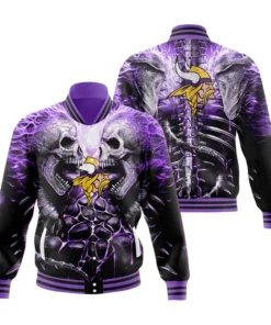 Minnesota-Vikings-Varsity-Jacket-Skull