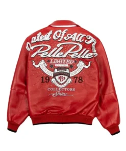 Pelle Pelle Red Greatest Of All Time Jacket back