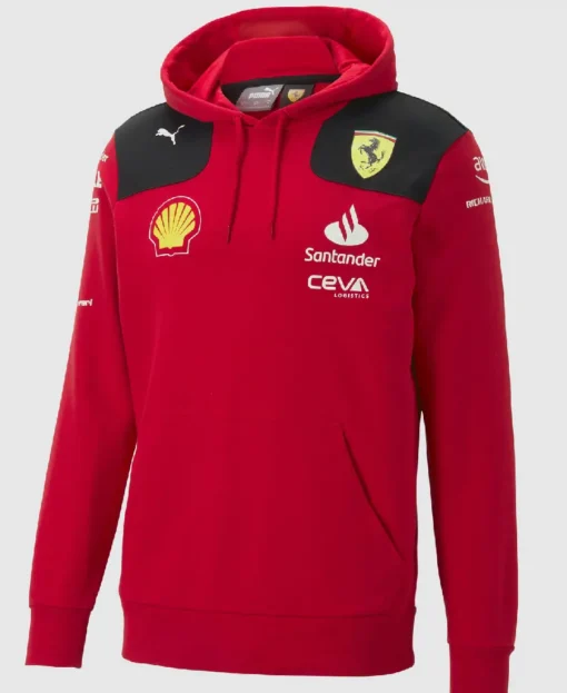 Scuderia-Ferrari-F1-2023-Team-Red-Pullover-Hoodie