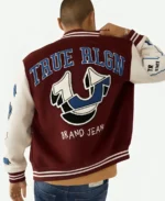 True Religion Varsity Jacket back