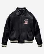 Avirex Bomber Leather Jacket front