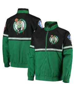 Celtics 75th Anniversary Jacket front & back