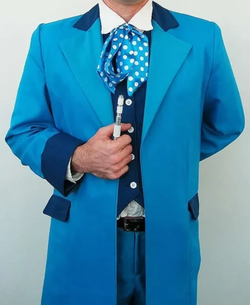 Colin Baker The Sixth Doctor Blue Coat