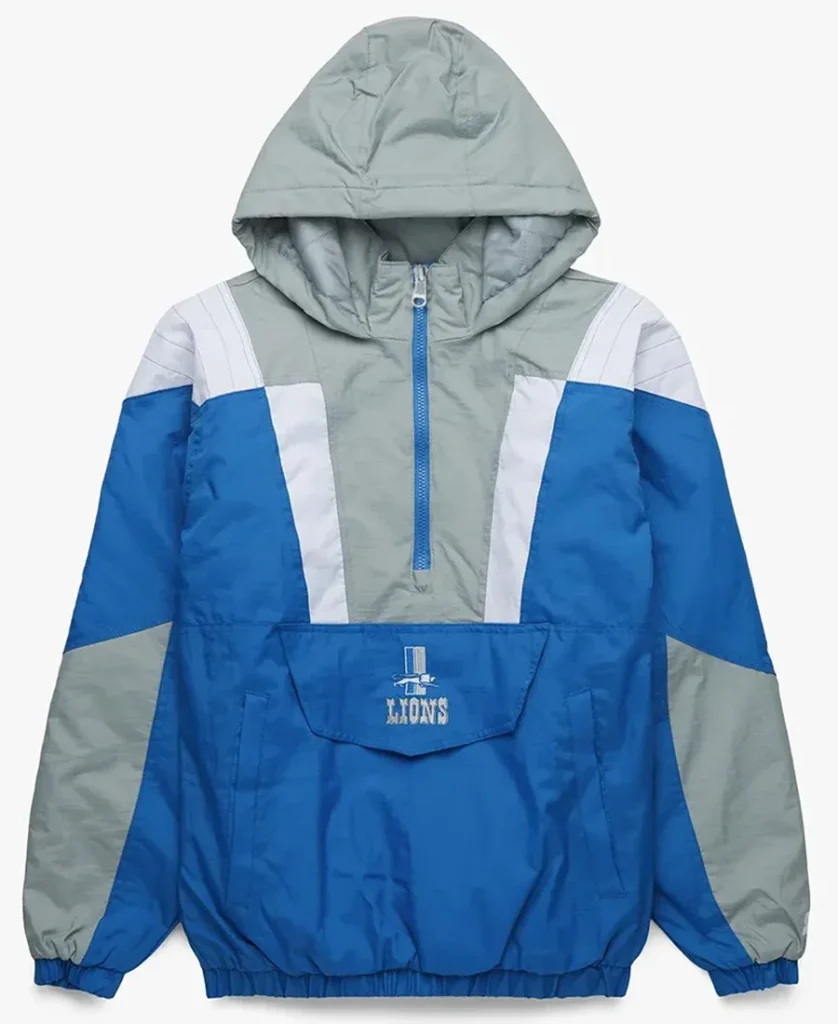 Detroit Lions Pullover Jacket front