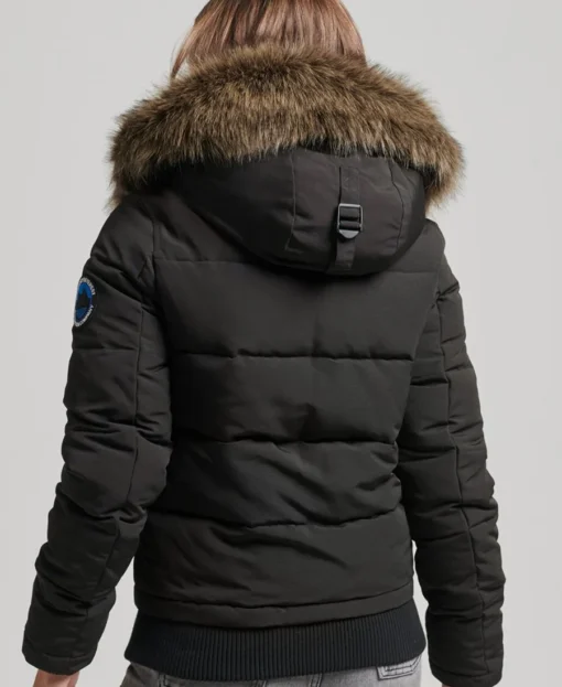 Hooded Everest Puffer Bomber back