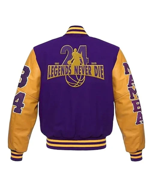 Kobe Bryant Jacket back