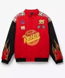 Lightning Mcqueen Bomber Jacket front