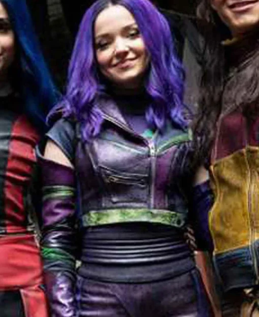 Mal Descendants 3 Dove Cameron Leather Jacket