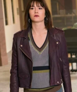 Mary Elizabeth Winstead Fargo Purple Jacket front