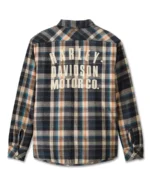 Men's Plaid Overshirt back