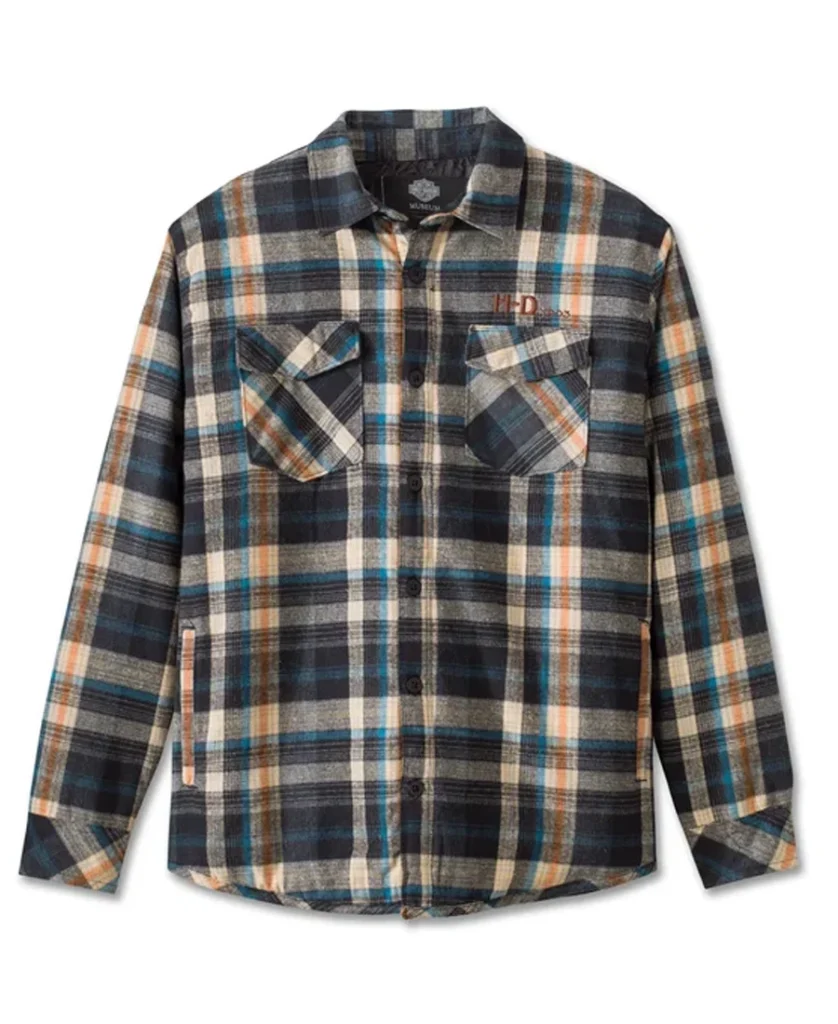Men's Plaid Overshirt front