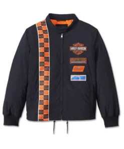 Men's Race Stripes Coaches Jacket front