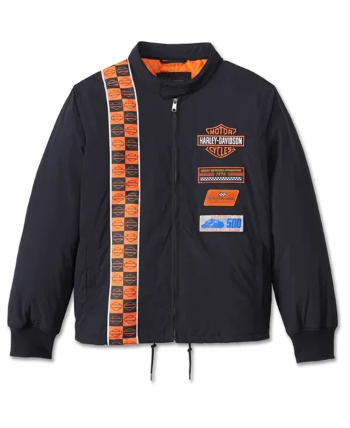 Men's Race Stripes Coaches Jacket front