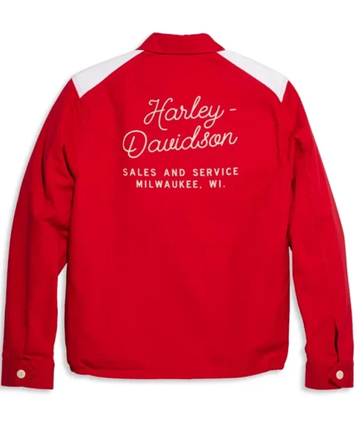 Men's Red Club Jacket - Red back