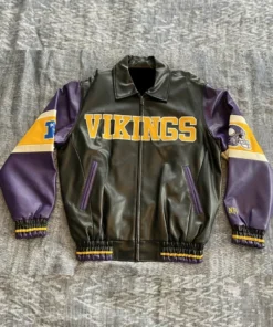 Minnesota Vikings Leather Jacket