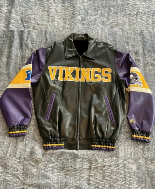 Minnesota Vikings Leather Jacket