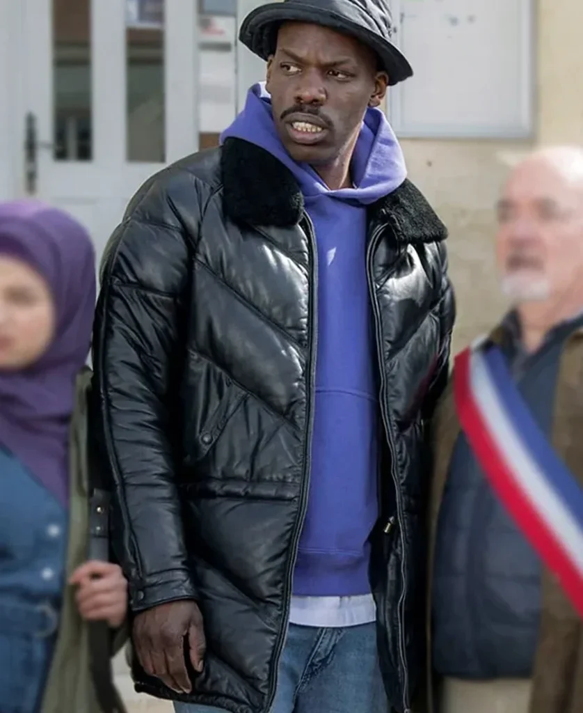 Represent S02 Jean-Pascal Zadi Black Puffer Jacket front