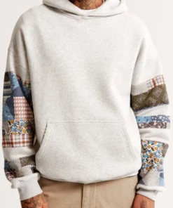 Abercrombie Patchwork Hoodie front