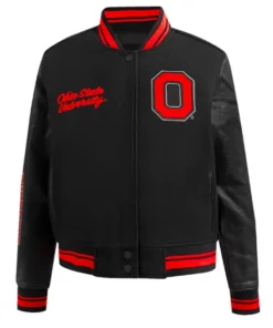 Classic Ohio State University Varsity Jacket front