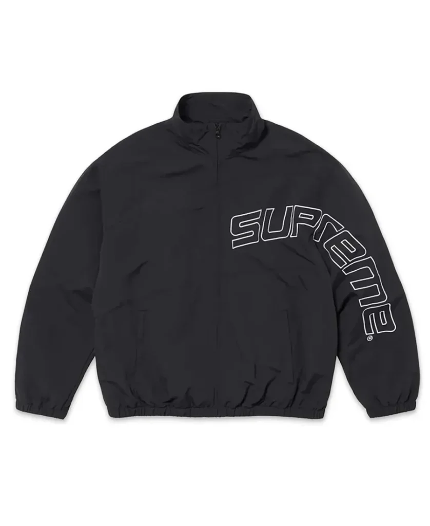 Curve Black Track Jacket front