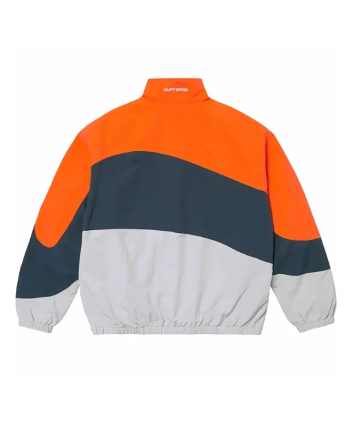 Curve Orange & Grey Track Jacket back