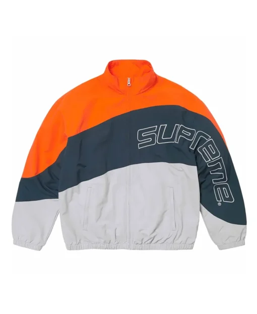 Curve Orange & Grey Track Jacket front