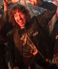 Deaner ’89 Paul Spence Black Leather Jacket front