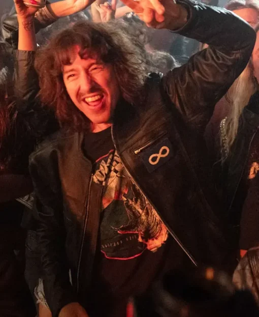 Deaner ’89 Paul Spence Black Leather Jacket front