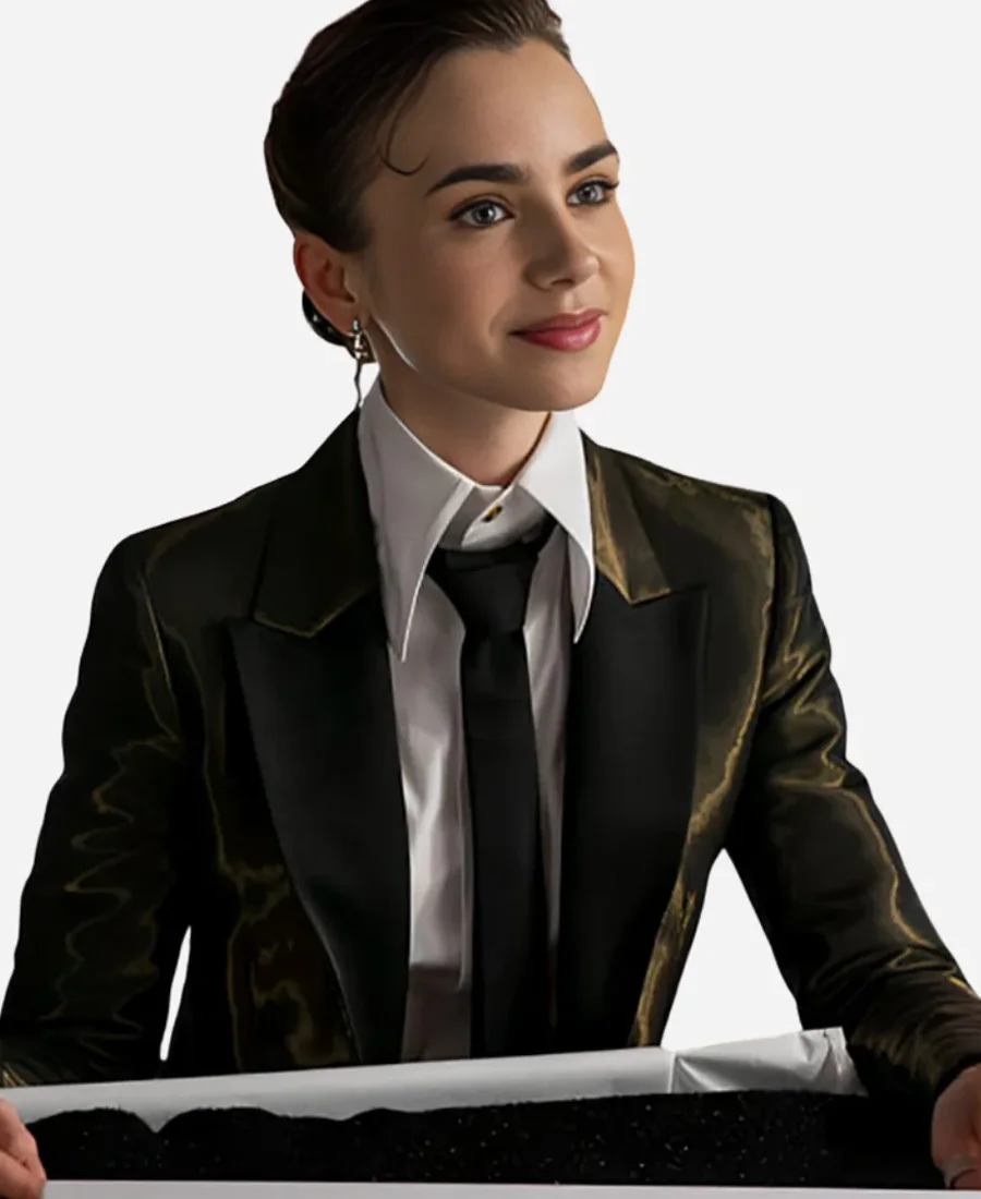 Emily In Paris Season 04 Lily Collins Blazer front