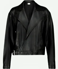 Emily in Paris S02 Camille Leather Jacket back