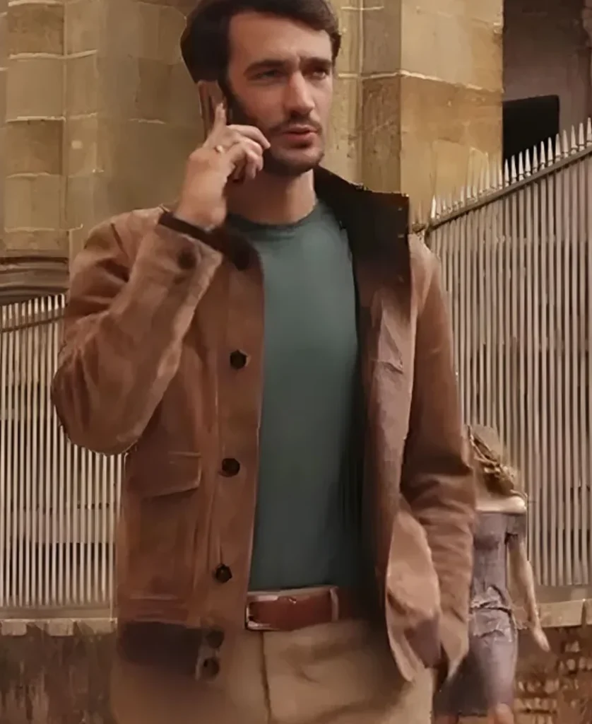 Emily in Paris S04 Eugenio Franceschini Brown Jacket front