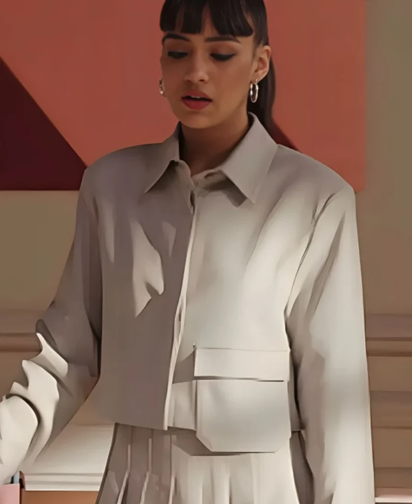 Emily in Paris S04 Thalia Besson Cropped Jacket front